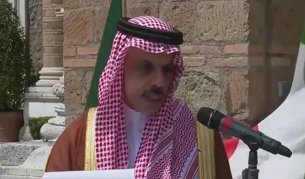 توافق سعودي إيطالي لوقف إطلاق النار في غزة وإقامة دولة فلسطينية