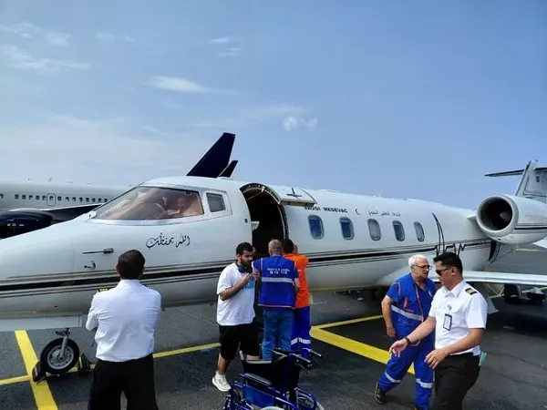 إخلاء طبي جوي لمواطن من جورجيا