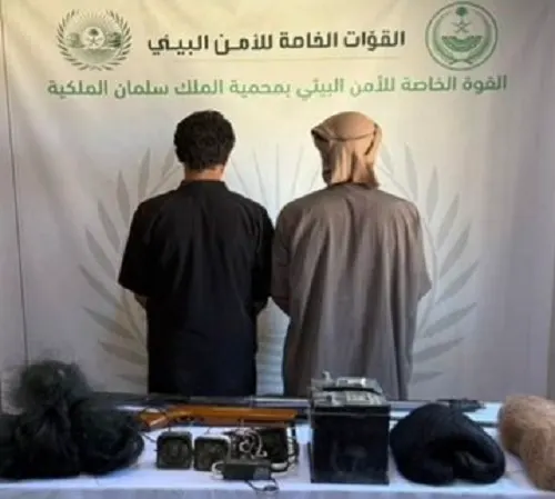 تم الضبط.. “شوزن” و “شباك” في محمية ملكية