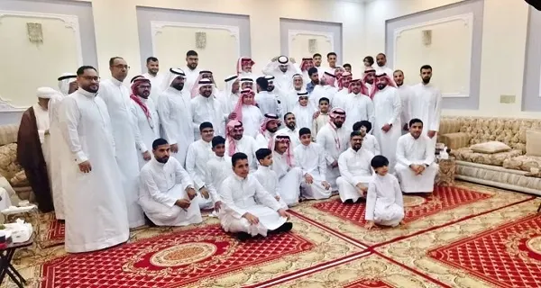القديح.. البلادي وآل طعان يحتفلون بقران حسين عبدالمنعم وكريمة الحاج عبد الحكيم