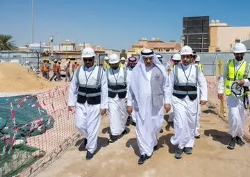 تسارع العمل في مشروع تأهيل قصر دارين والقرية التراثية