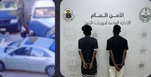 القبض على حرامية سيارات في الرياض