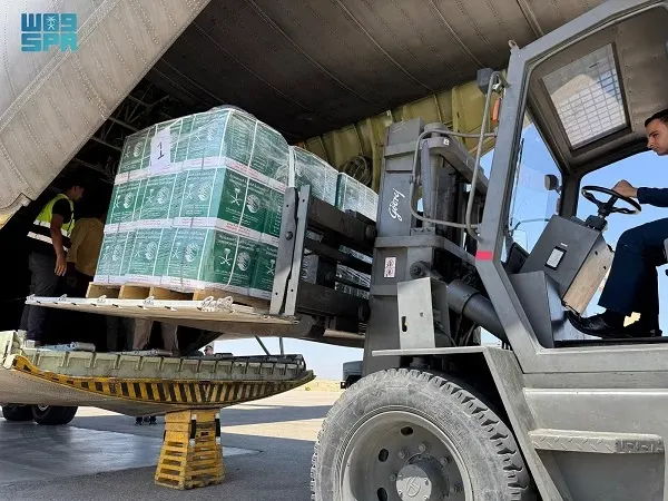 حتى اليوم.. 61 طائرة سعودية لإغاثة غزة