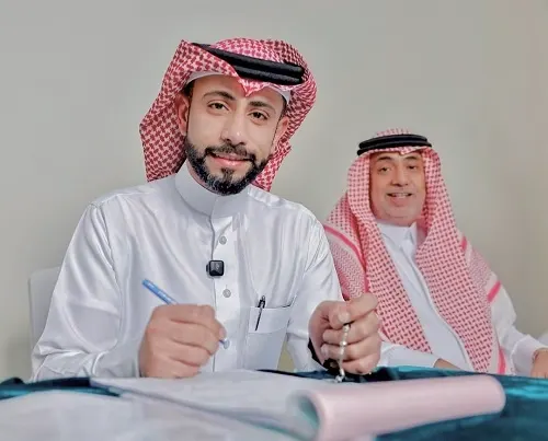 عقد قران حسين آل جعفر و كريمة المرحوم جاسم البقالي