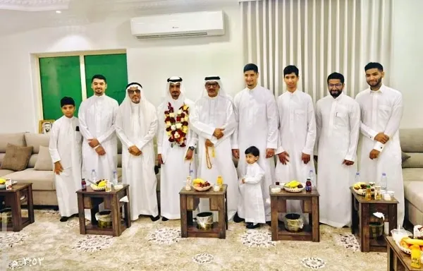 القديح.. عقد قران محمد طلال الشيخ وكريمة السيد الخضراوي