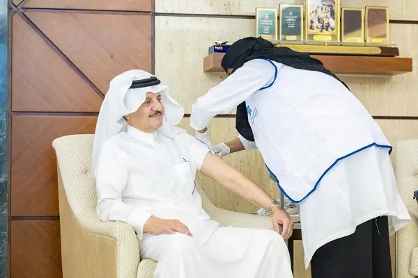 أمير الشرقية يطلق حملة التطعيم ضدّ الإنفلونزا الموسمية