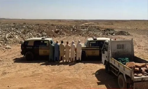 حائل.. ضبط 6 مقيمين استغلوا الرواسب