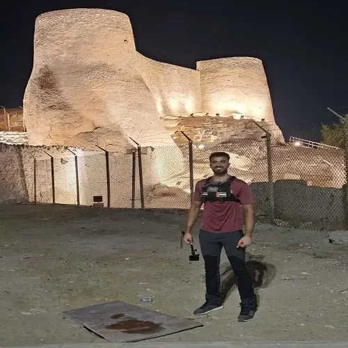 على “سيكل”.. عراقي وبلغاري يستريحان في القطيف من رحلة بلجيكا دبي