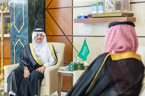 أمير الشرقية يستقبل مدير فرع “تنظيم الإعلام”