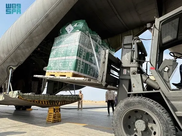 حتى اليوم.. 71 طائرة سعودية لإغاثة غزة