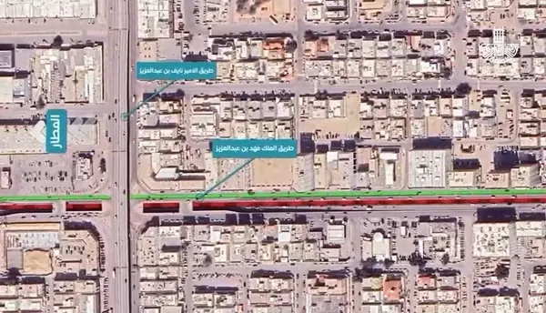 الدمام.. إغلاق كلي لنفق طريق المطار