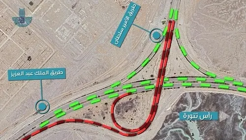 أمانة الشرقية: الأعمال مستمرة لصيانة جسر طريق الأمير سلطان