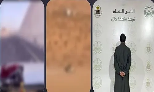 حائل.. تهور سائق بلا لوحات ينتهي إلى النيابة