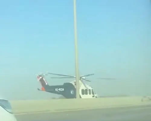 مروحية إسعاف وازدحام خانق بعد حادث على طريق الجبيل – الظهران