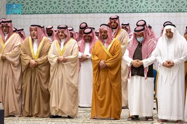 صلاة الميت على الأمير فيصل بن تركي بن عبدالله