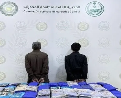 في عسير ضبط 67 كيلوجرام حشيش بحوزة مواطن ومقيم