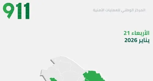 أمس 15240 مكالمة من الشرقية لـ 911