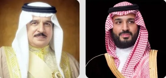 تتصل بالعلاقات الثنائية رسالة خطية من ملك البحرين إلى ولي العهد