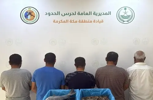 القنفذة.. ضبط 5 مصريين اصطادوا أسماكاً بلا تصريح