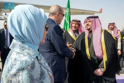 الرئيس التركي أردوغان في الرياض