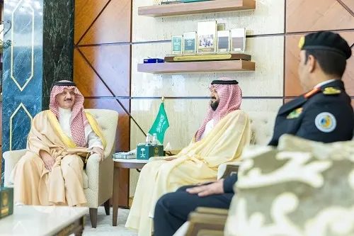 أمير الشرقية يستقبل قائد حرس الحدود بالمنطقة بمناسبة تعيينه