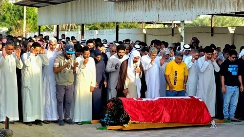 دموع التوبي تودع أم سمير العلي
