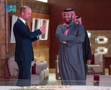 ولي العهد والأمير وليام في الدرعية