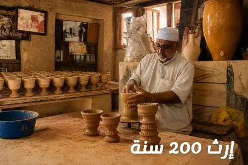 صناعة الفخار مستمرة في الأحساء بين الطين والنار.. الغراش يحمي قرنين من إرث أسرته