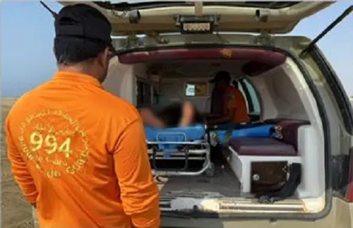 إنقاذ مقيم من الغرق في بحر جازان