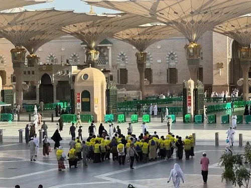 طلائع الحجاج في المدينة