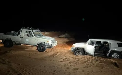 إنقاذ مواطن من صحراء الربع الخالي