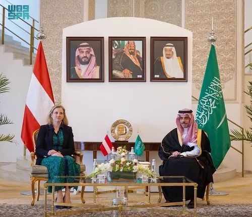 وزير الخارجية يبحث مع نظيرته النمساوية أوضاع المنطقة