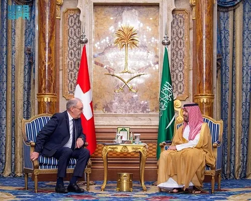 ولي العهد وبارميلان يبحثان التعاون المشترك