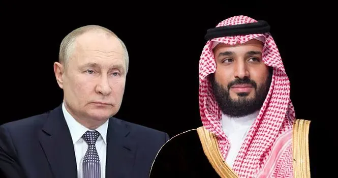 ولي العهد وبوتين يبحثان أوضاع المنطقة