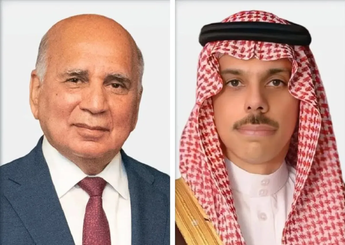 بن فرحان ونظيره العراقي يناقشان مستجدات المنطقة