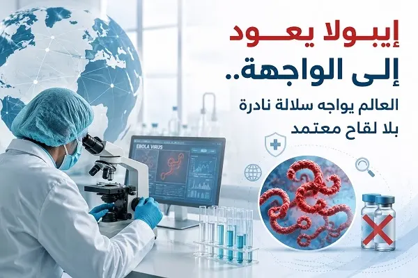 إيبولا يعود.. العالم يواجه سلالة نادرة بلا لقاح معتمد