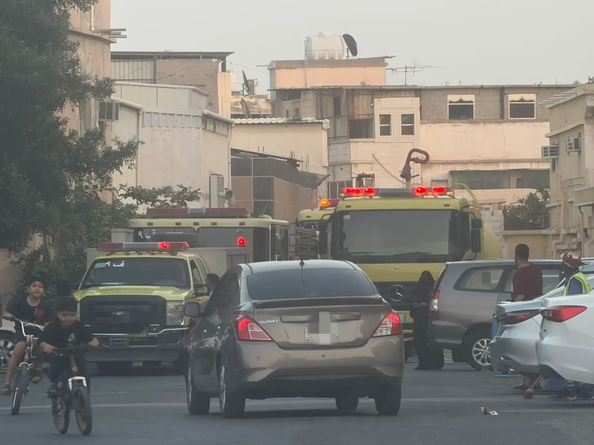 صفوى.. لا إصابات في حريق حي “الديرة”