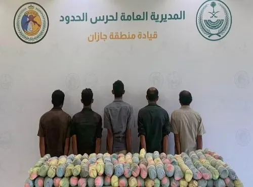 سقوط 10 مروجين ومهربين في جازان ونجران وعسير