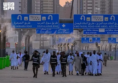 اكتمال وصول الحجاج إلى مشعر منى