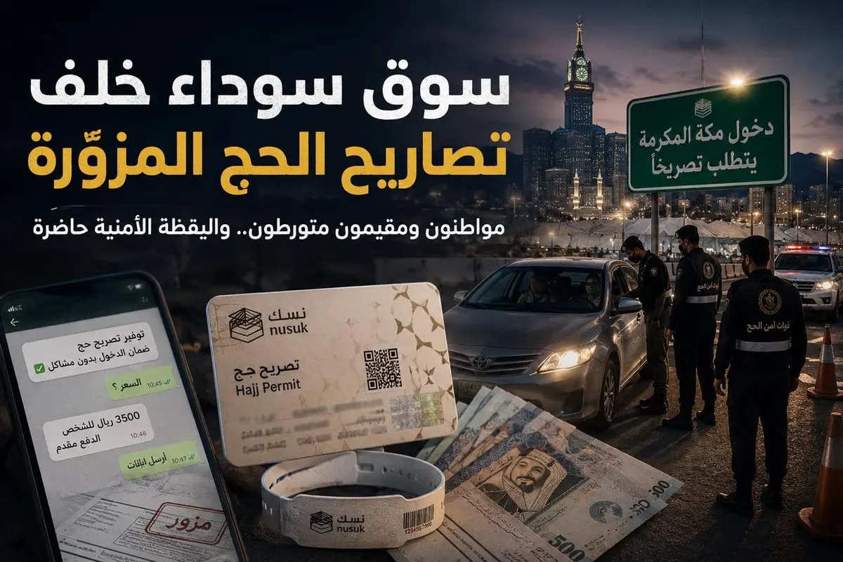سوق سوداء خلف تصاريح الحج المزوّرة