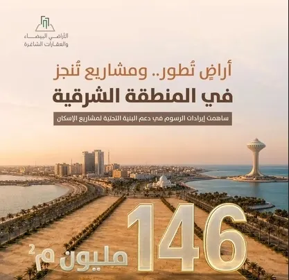 الشرقية.. 146 مليون م² أراضٍ بيضاء مطورة ومتداولة