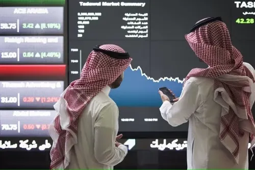 مؤشر الأسهم أحمر بـ 4 نقاط