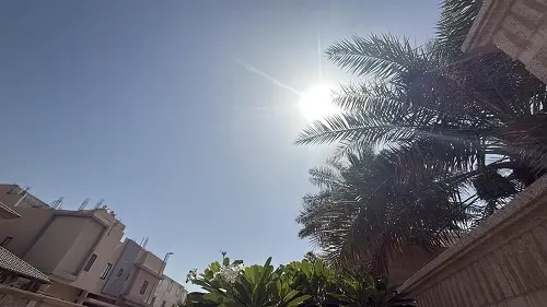القطيف.. أجواء حارة بدرجة حرارة 38 مئوية