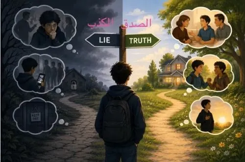 متى يكذب المراهق على والديه ومتى يصدق؟