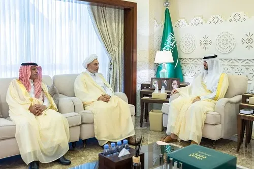 نائب أمير الشرقية يستقبل قاضي الأوقاف والمواريث بالقطيف