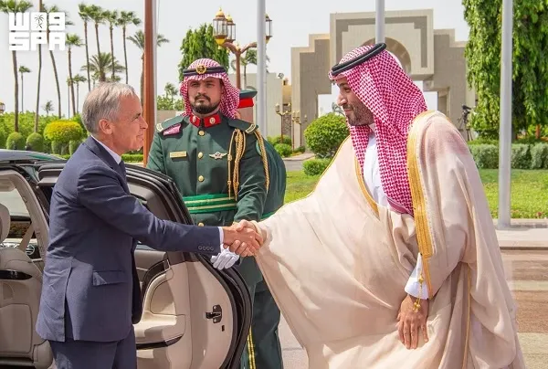 جدة.. ولي العهد يستقبل رئيس وزراء كندا بمراسم رسمية