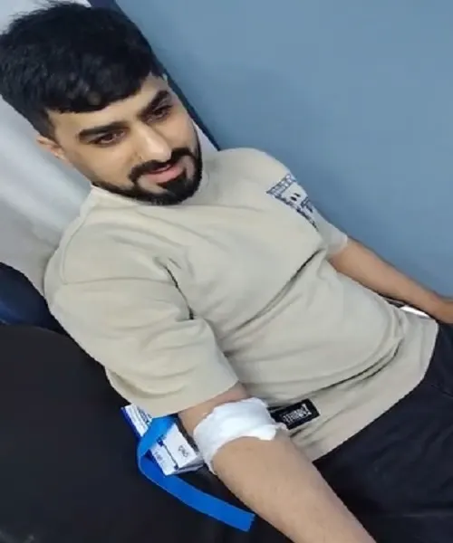من ذوي الإعاقة يخاطب الأصحاء: وينكم يا اللي ما تتبرعون بالدم… نايمين؟!