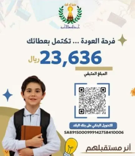 23 ألف ريال تفصل “الصفا” عن استكمال مشروع الحقيبة المدرسية