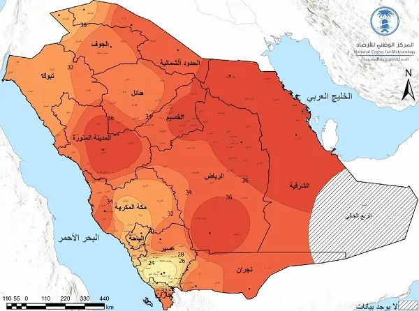 منذ 40 عاماً.. الدمام الأعلى حرارة في أغسطس