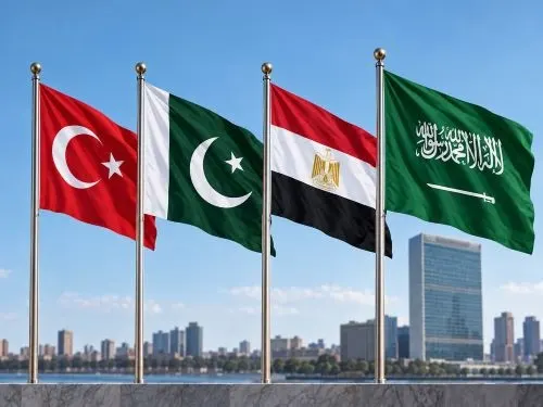 السعودية ومصر وباكستان وتركيا: حل الدولتين أساس سلام المنطقة